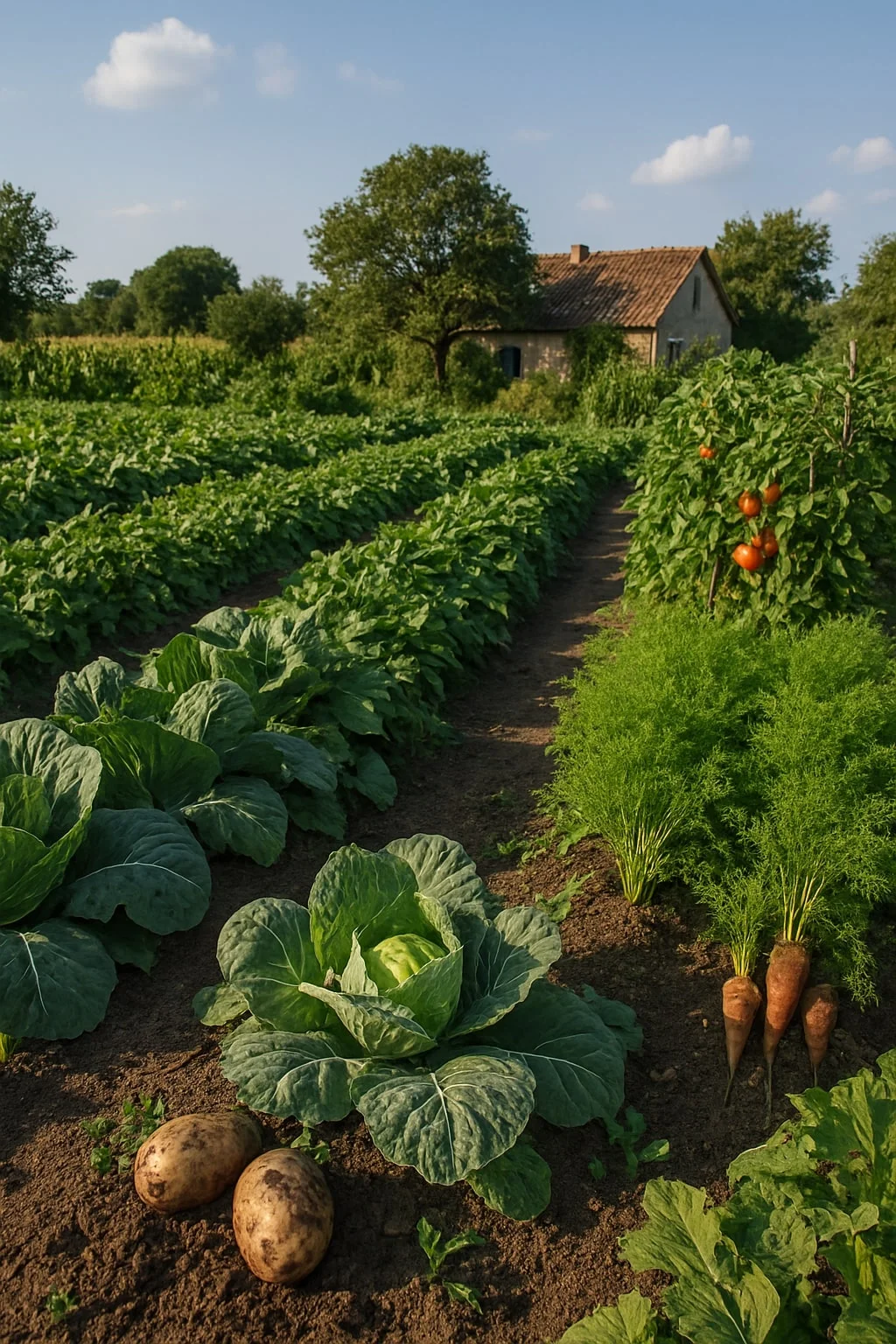 Warzywa - ogród na wsi